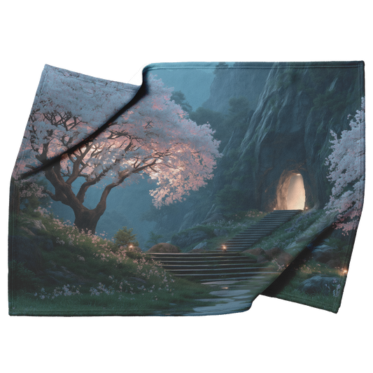 Ancient_Stone_Steps_Surrounded_By_Bloomi_H_Blanket_Top_Bottom_Folds_Mockup.png