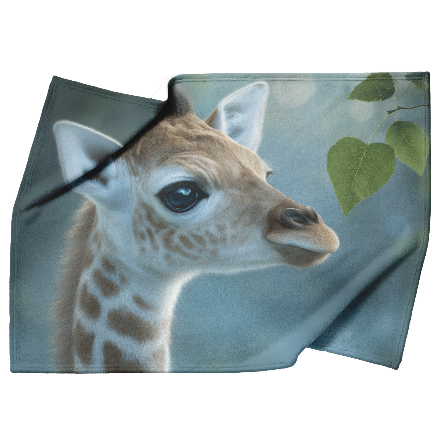 Baby_Giraffe_Sharing_Heart_Shaped_Leaf_L_H_Blanket_Top_Bottom_Folds_Mockup.png_15350759