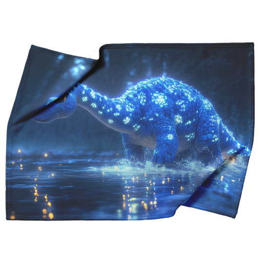 Chubby_Brachiosaurus_Splashing_in_Puddle_H_Blanket_Top_Bottom_Folds_Mockup.png