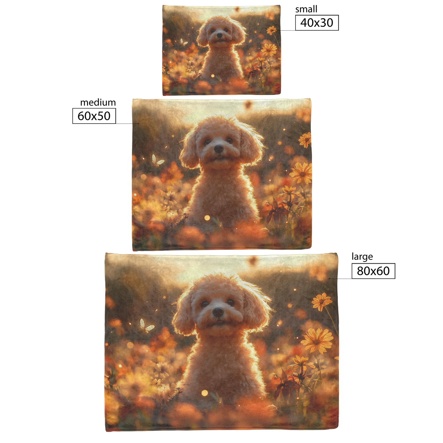 Elegant_Poodle_on_Garden_Path_with_Flowe_H_Blanket_Size_Options_Mockup.png