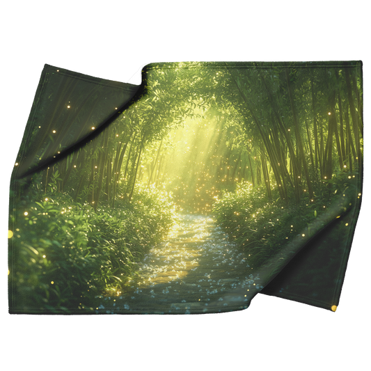 Glowing_Jasmine_Garden_with_Morning_Ligh_H_Blanket_Top_Bottom_Folds_Mockup.png