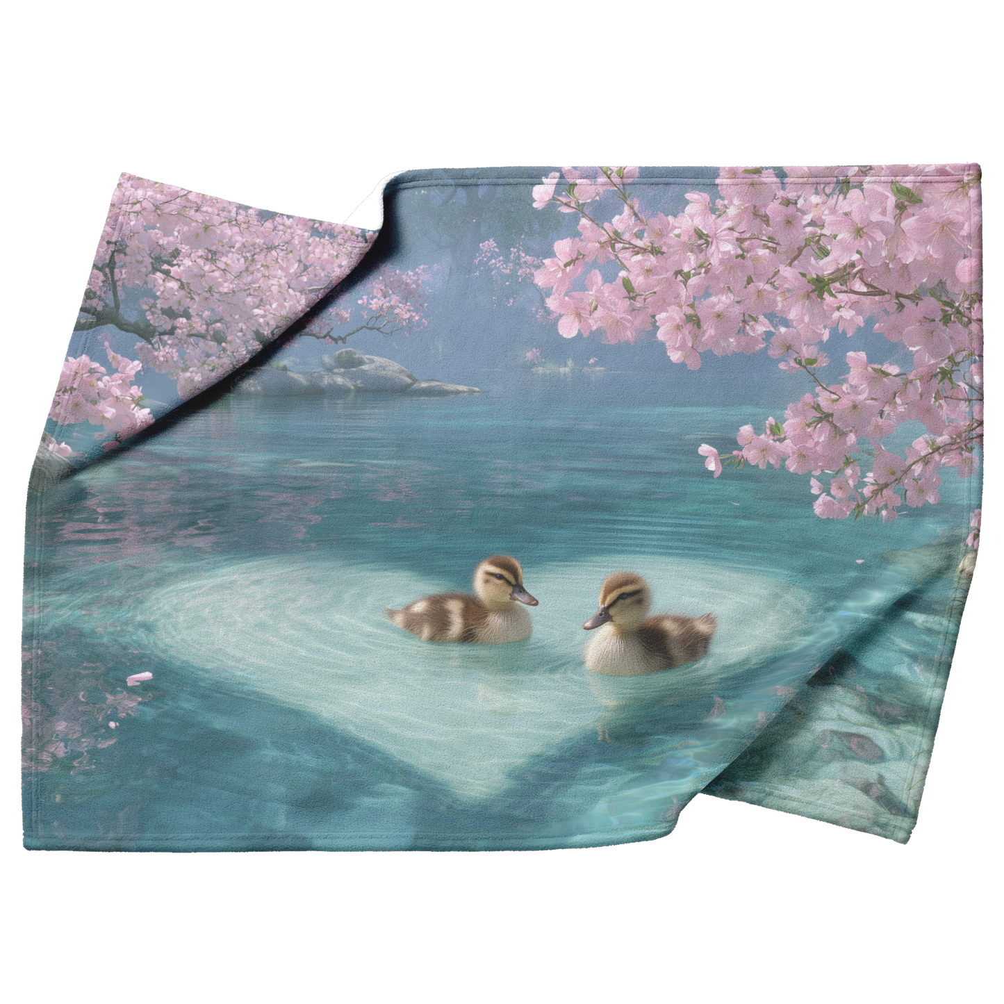 Little_Ducklings_Floating_in_Pink_Heart__H_Blanket_Top_Bottom_Folds_Mockup.png_15350980