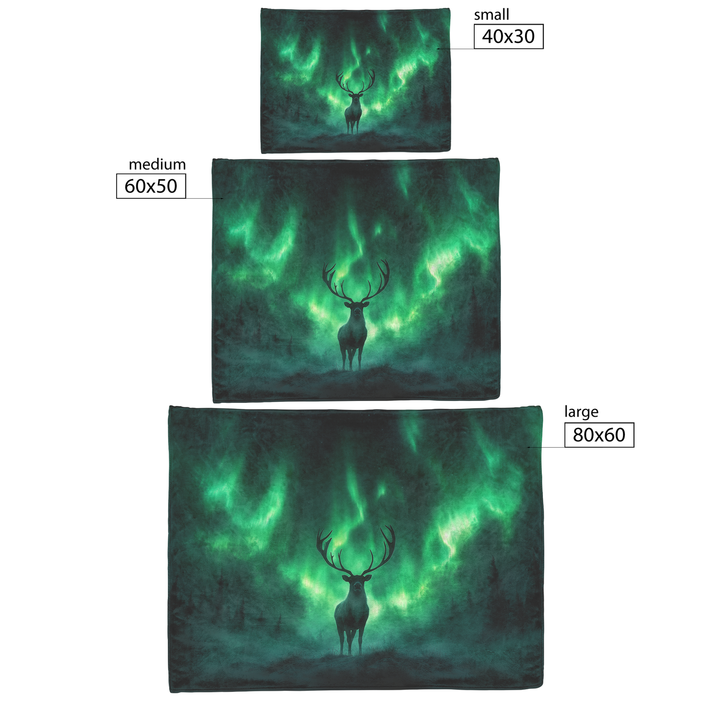 Lone_Caribou_on_Hilltop_Under_Glowing_Au_H_Blanket_Size_Options_Mockup.png