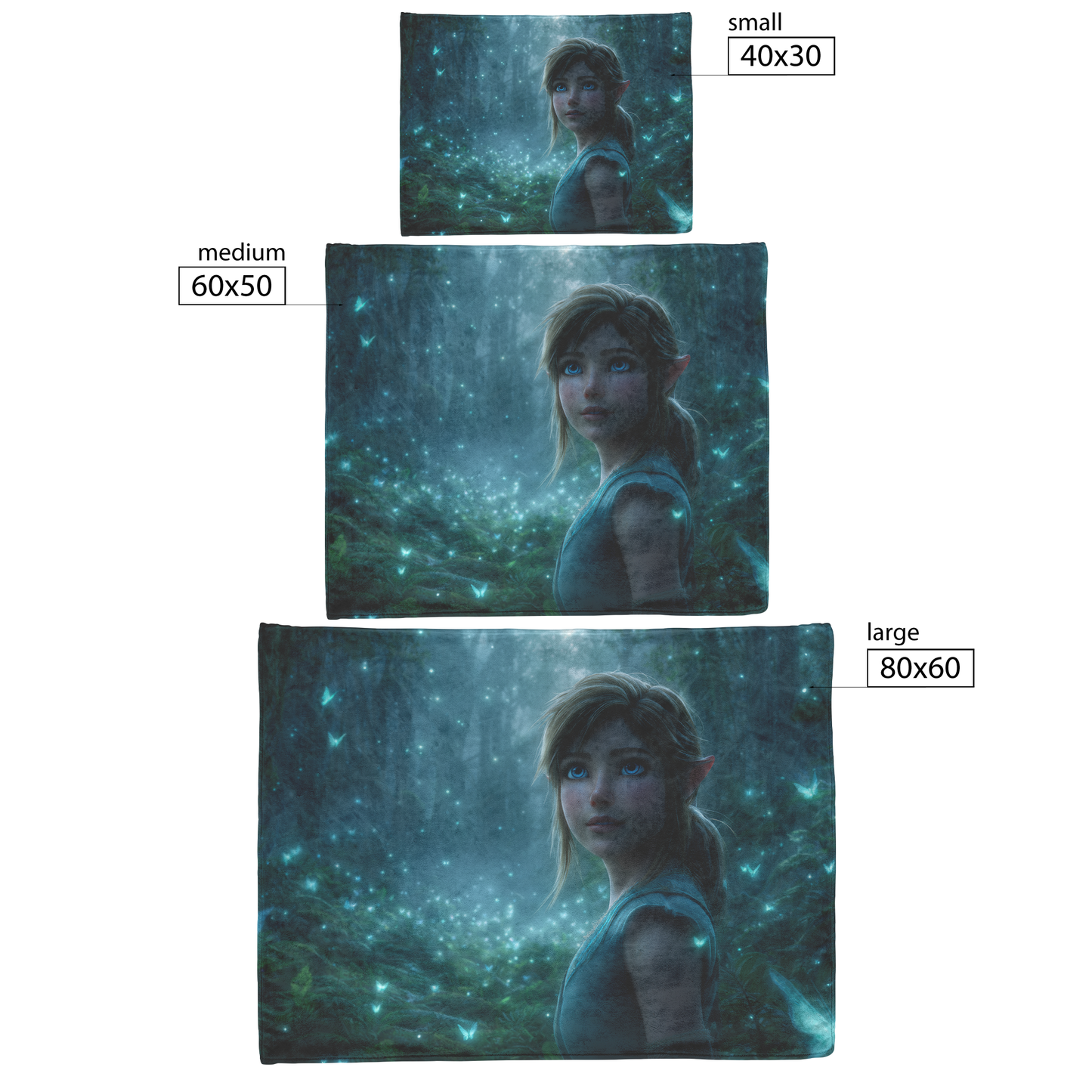 Navi_Glowing_In_Lost_Woods_Surrounded_By_H_Blanket_Size_Options_Mockup.png