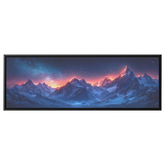Panoramic_Nighttime_Rugged_Mountain_Peak_Framed_Canvas_H_Panoramic_Main_Mockup.png