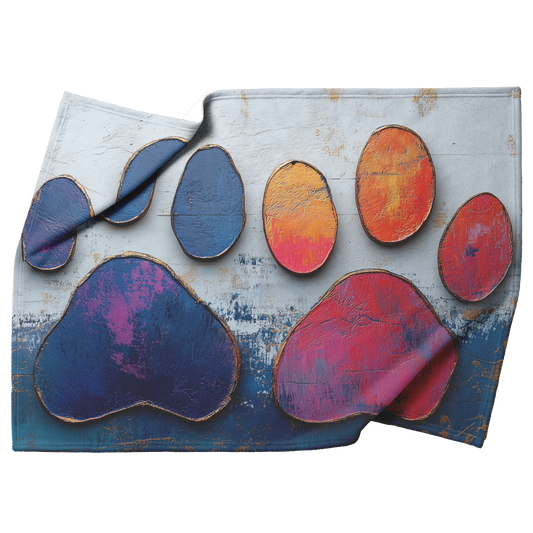 Vibrant_Paw_Print_Pattern_With_Bright_Pr_H_Blanket_Top_Bottom_Folds_Mockup.png