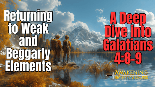 Returning to Weak and Beggarly Elements: A Deep Dive into Galatians 4:8-9 - Awakening Righteousness