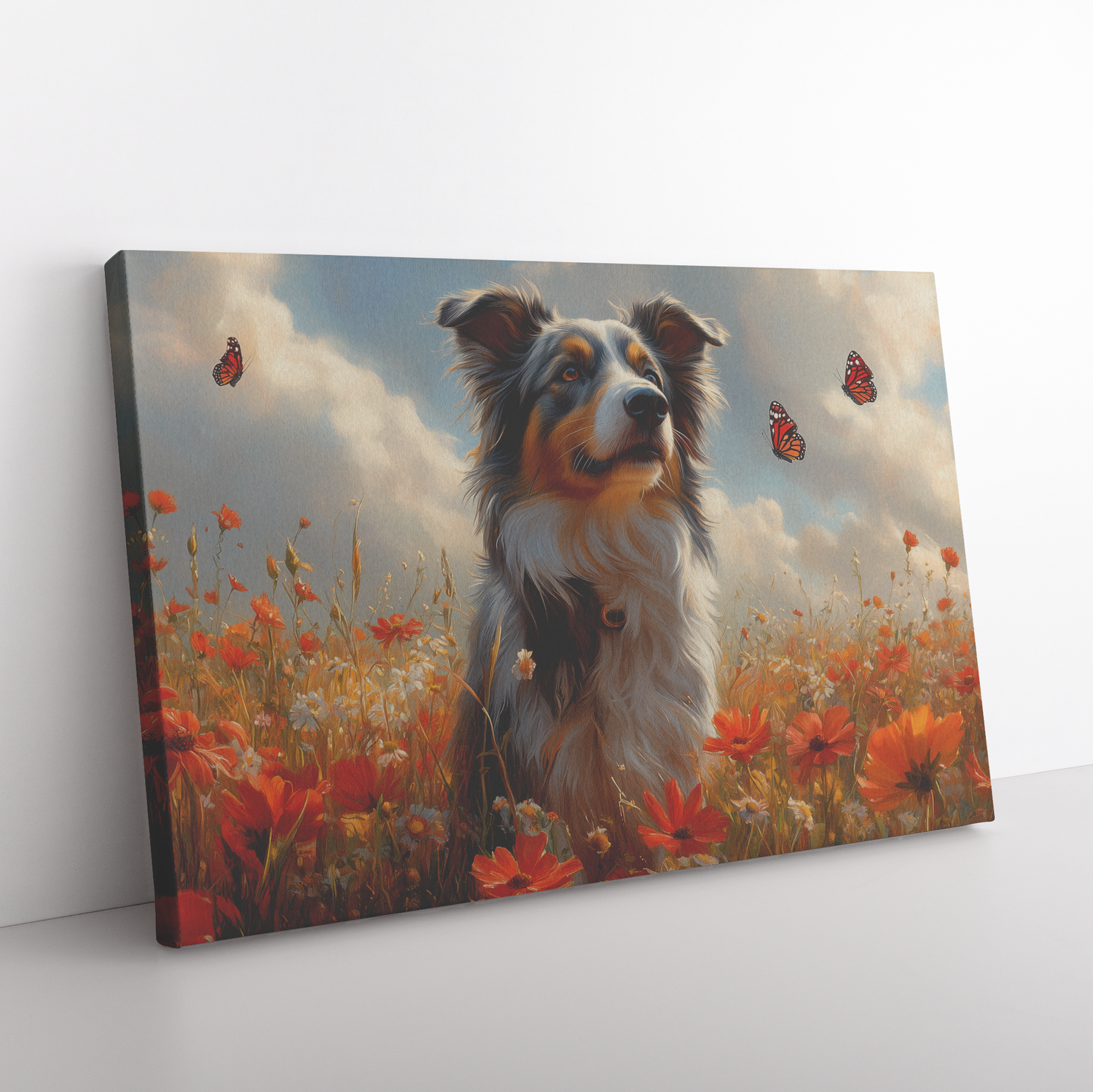 🐕 Australian Shepherd Dog Canvas Wall Art Collection | Awakening Righteousness