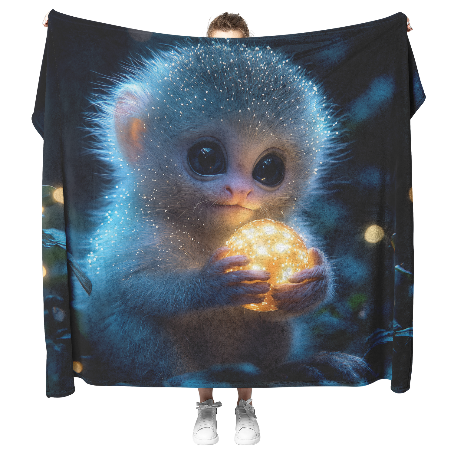 🐒 Marmoset Monkey Sherpa Fleece Blanket Collection | Awakening Righteousness