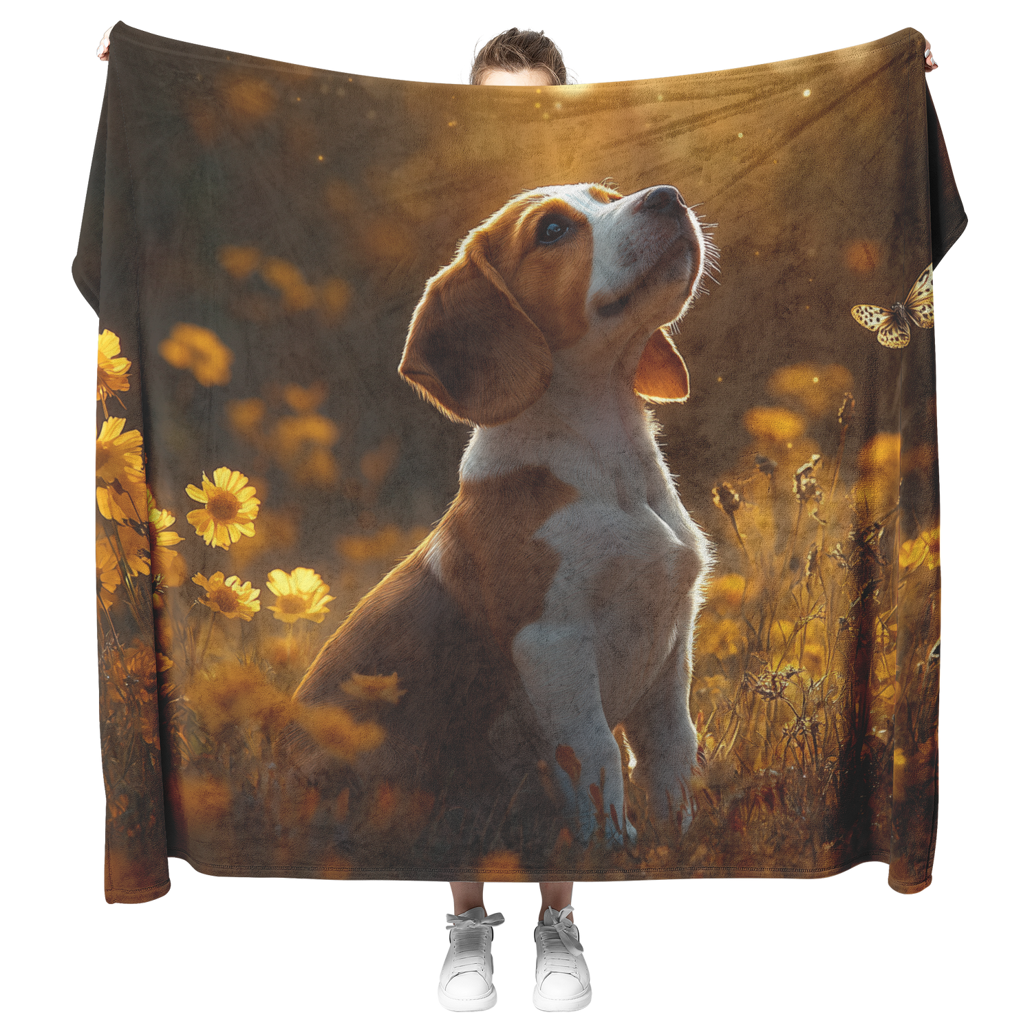 🐾 Beagle Dog Sherpa Fleece Blanket Collection | Awakening Righteousness