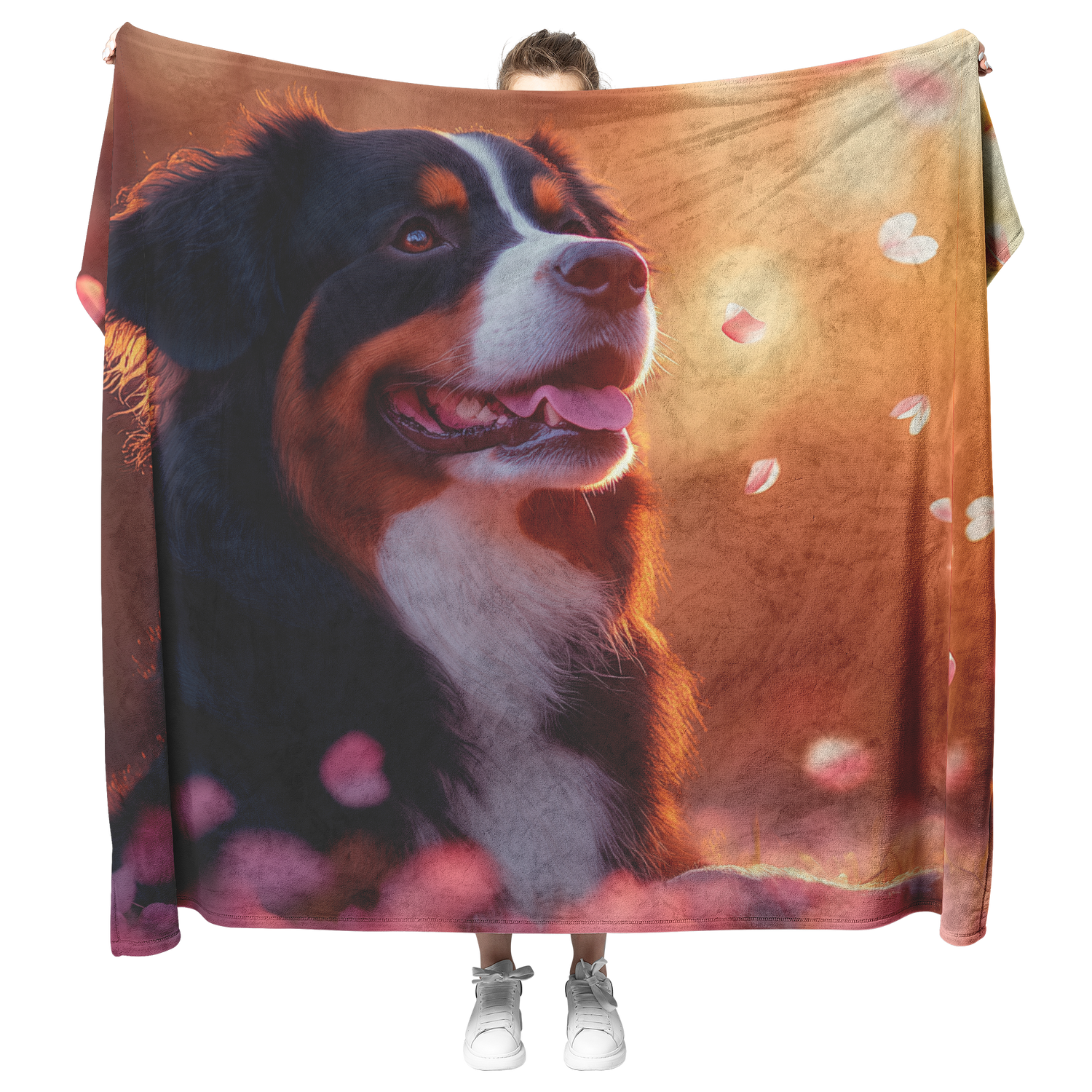 🐾 Bernese Mountain Dog Sherpa Fleece Blanket Collection | Awakening Righteousness