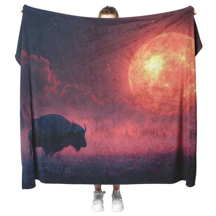 🐃 Buffalo Sherpa Fleece Blanket Collection | Awakening Righteousness
