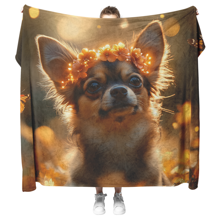 🐾 Chihuahua Dog Sherpa Fleece Blanket Collection | Awakening Righteousness