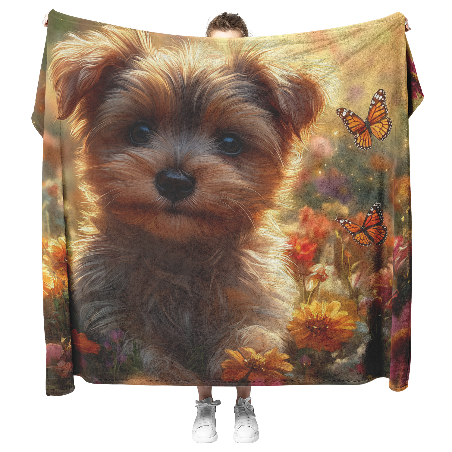 🐾 Yorkshire Terrier Dog Sherpa Fleece Blanket Collection | Awakening Righteousness