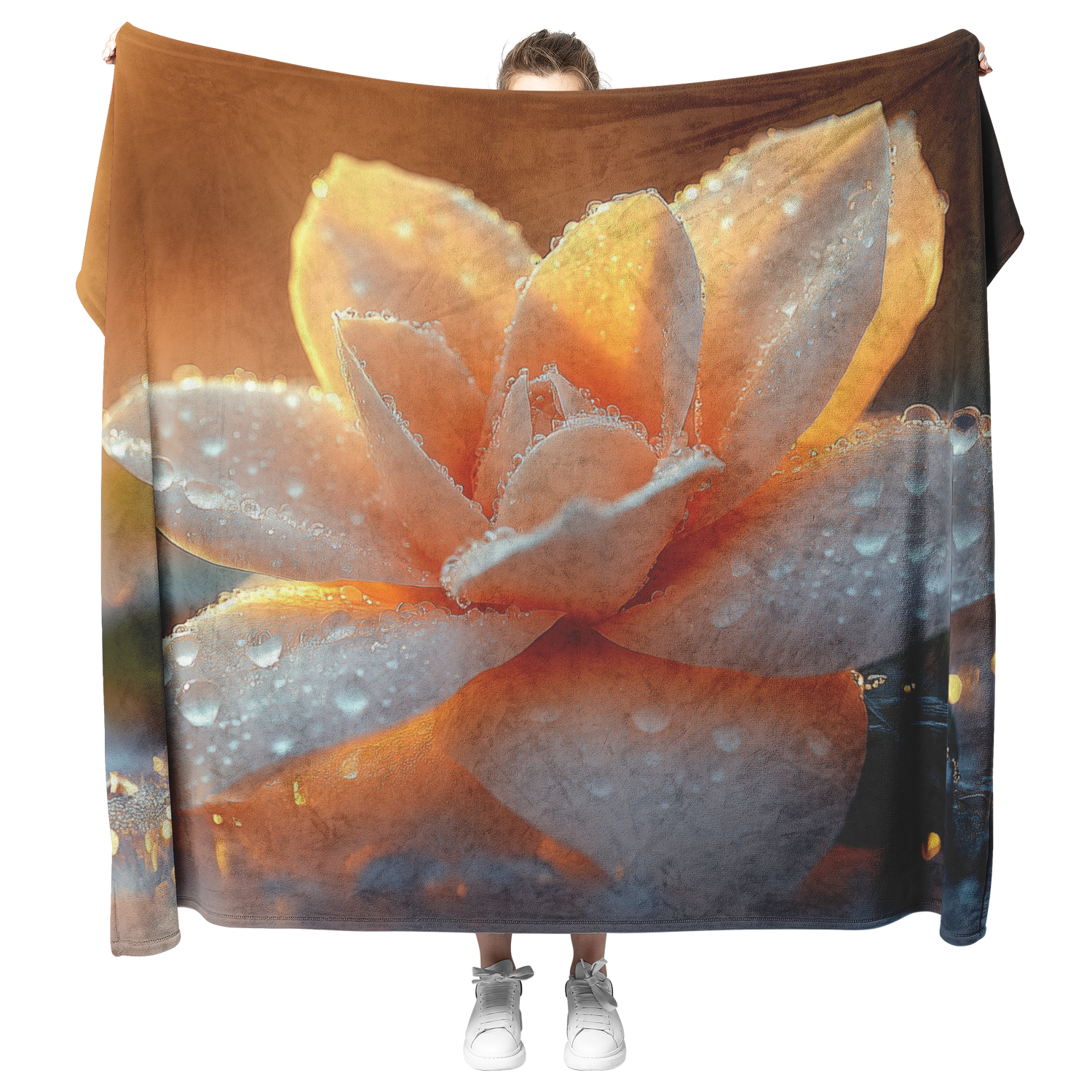 🌸 Gardenia Sherpa Fleece Blanket Collection | Awakening Righteousness
