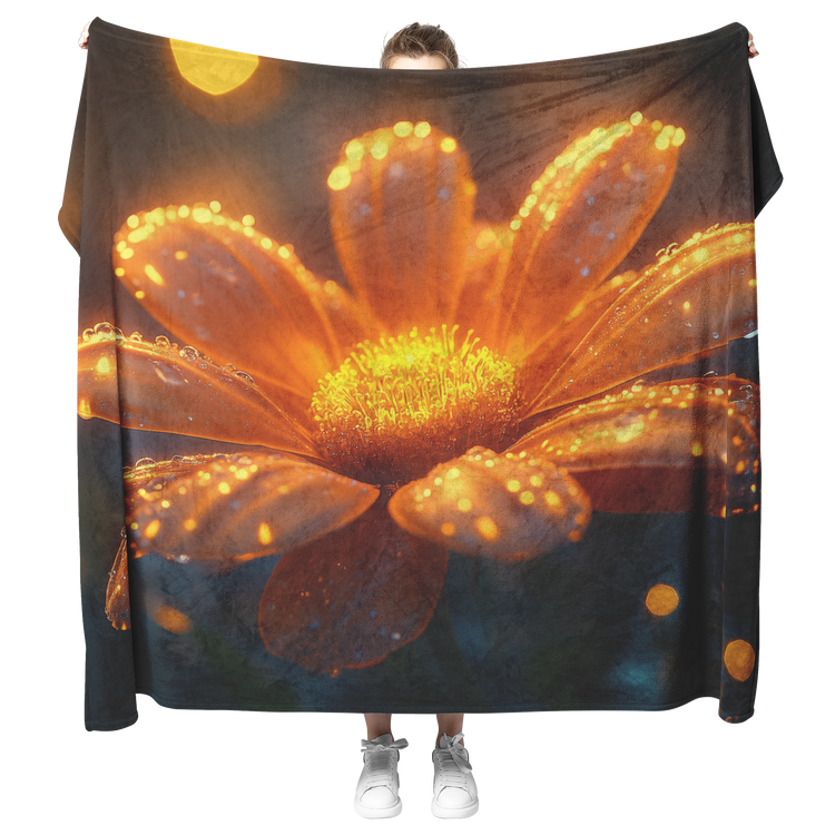🌼 Marigold Sherpa Fleece Blanket Collection | Awakening Righteousness