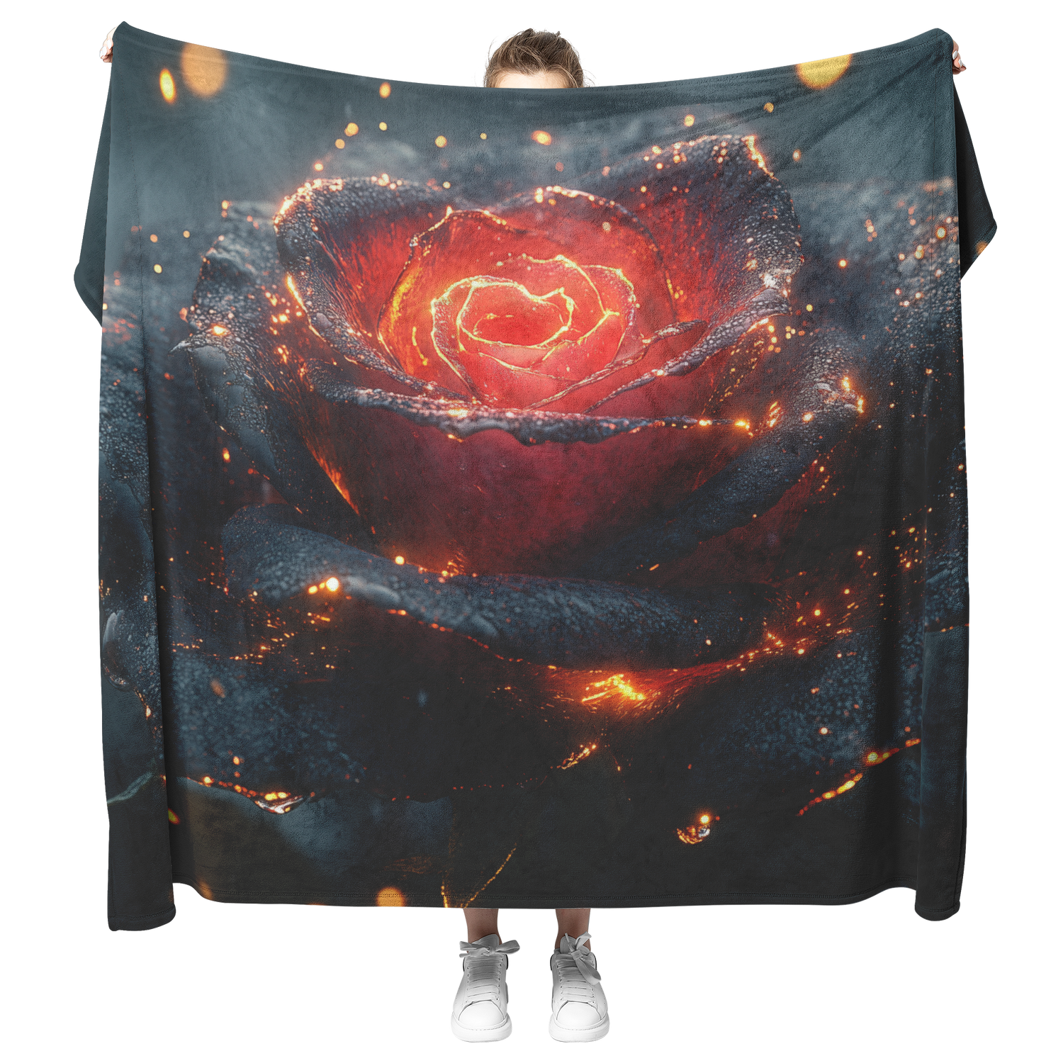 🌸 Flowers Sherpa Fleece Blanket Collection | Awakening Righteousness