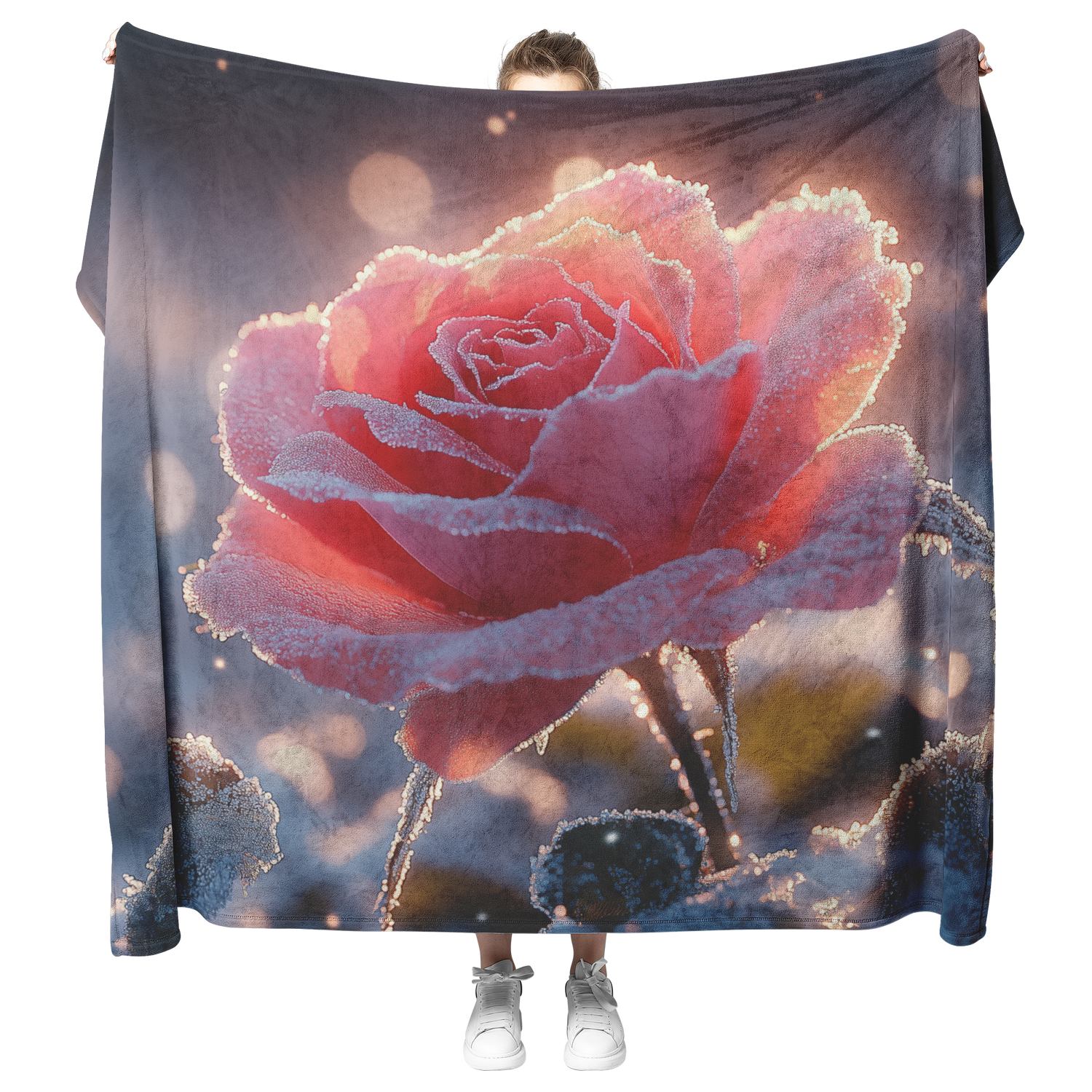 🌹 Rose Sherpa Fleece Blanket Collection | Awakening Righteousness