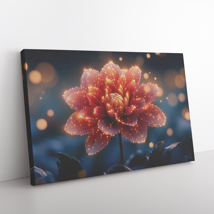 🌸 Dahlia Canvas Wall Art Collection | Awakening Righteousness