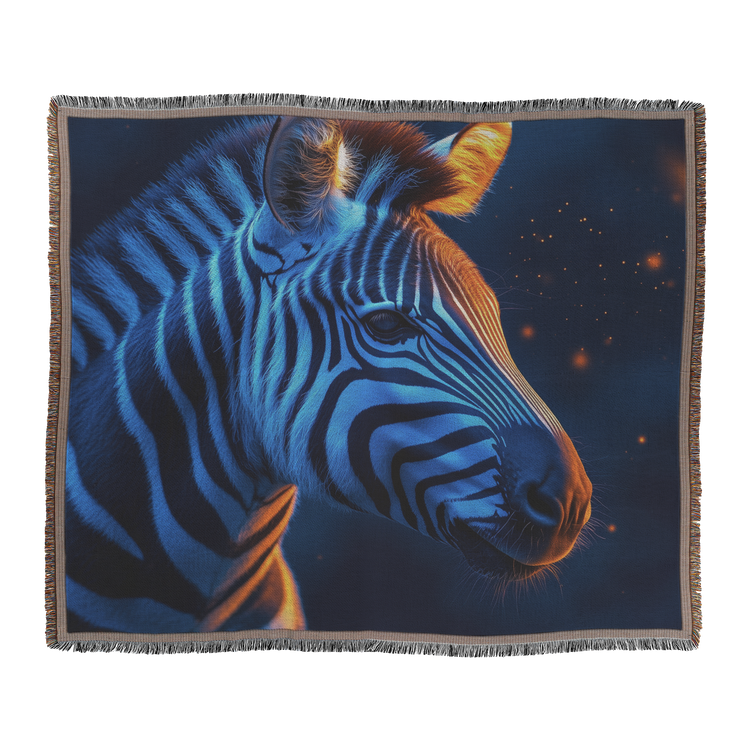 🦓 Zebra Woven Throw Blanket Collection | Awakening Righteousness