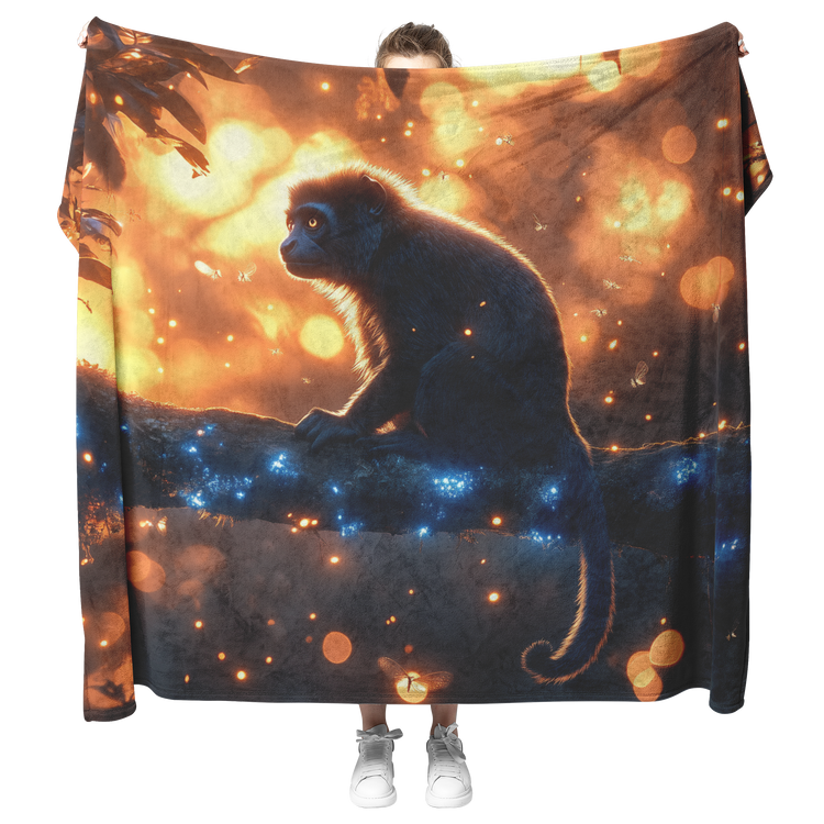 🐒 Howler Monkey Sherpa Fleece Blanket Collection | Awakening Righteousness