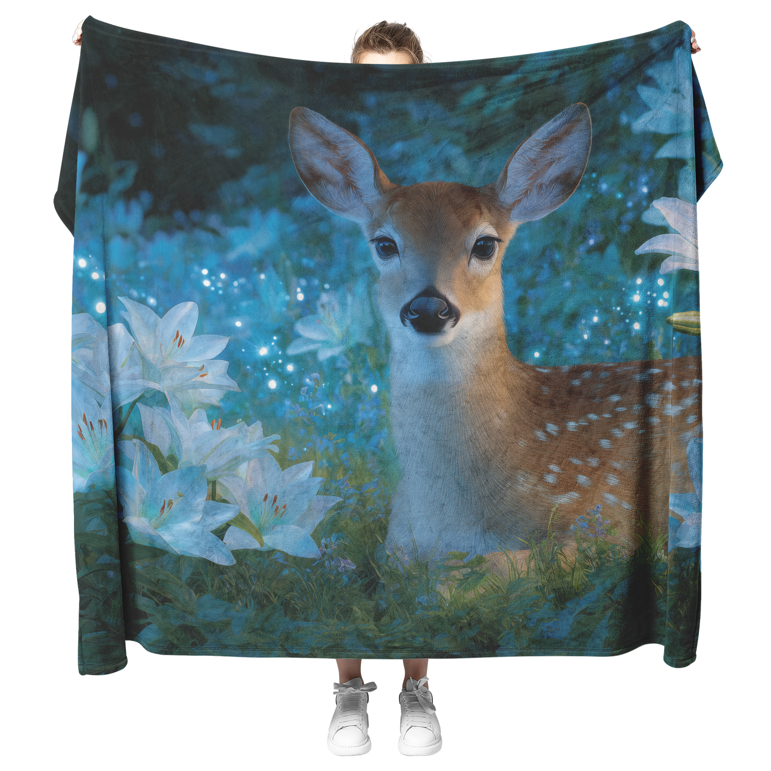 Deer Sherpa Fleece Blanket Collection - Awakening Righteousness