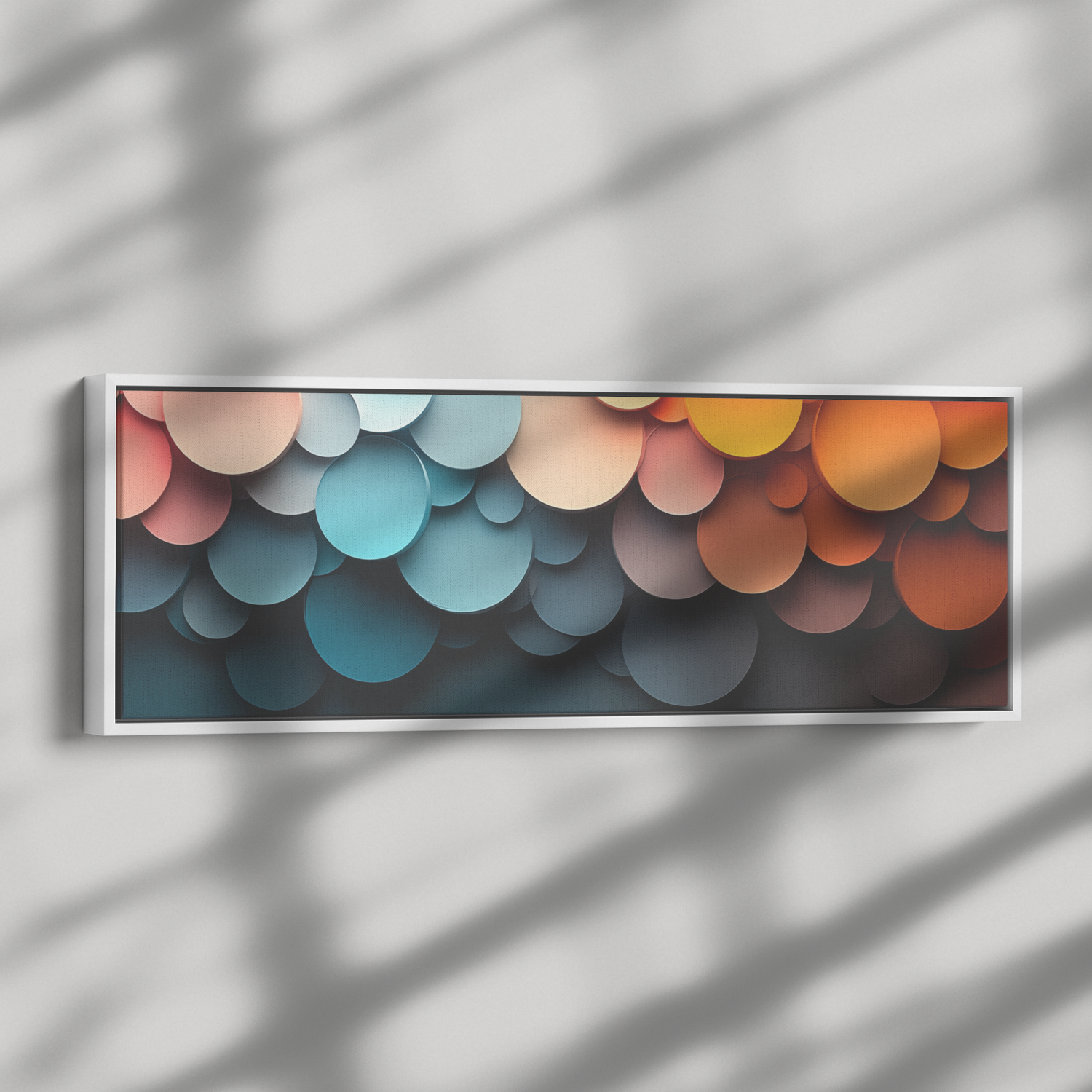 🔷 Geometric Design Framed Panoramic Canvas Art – Awakening Righteousness
