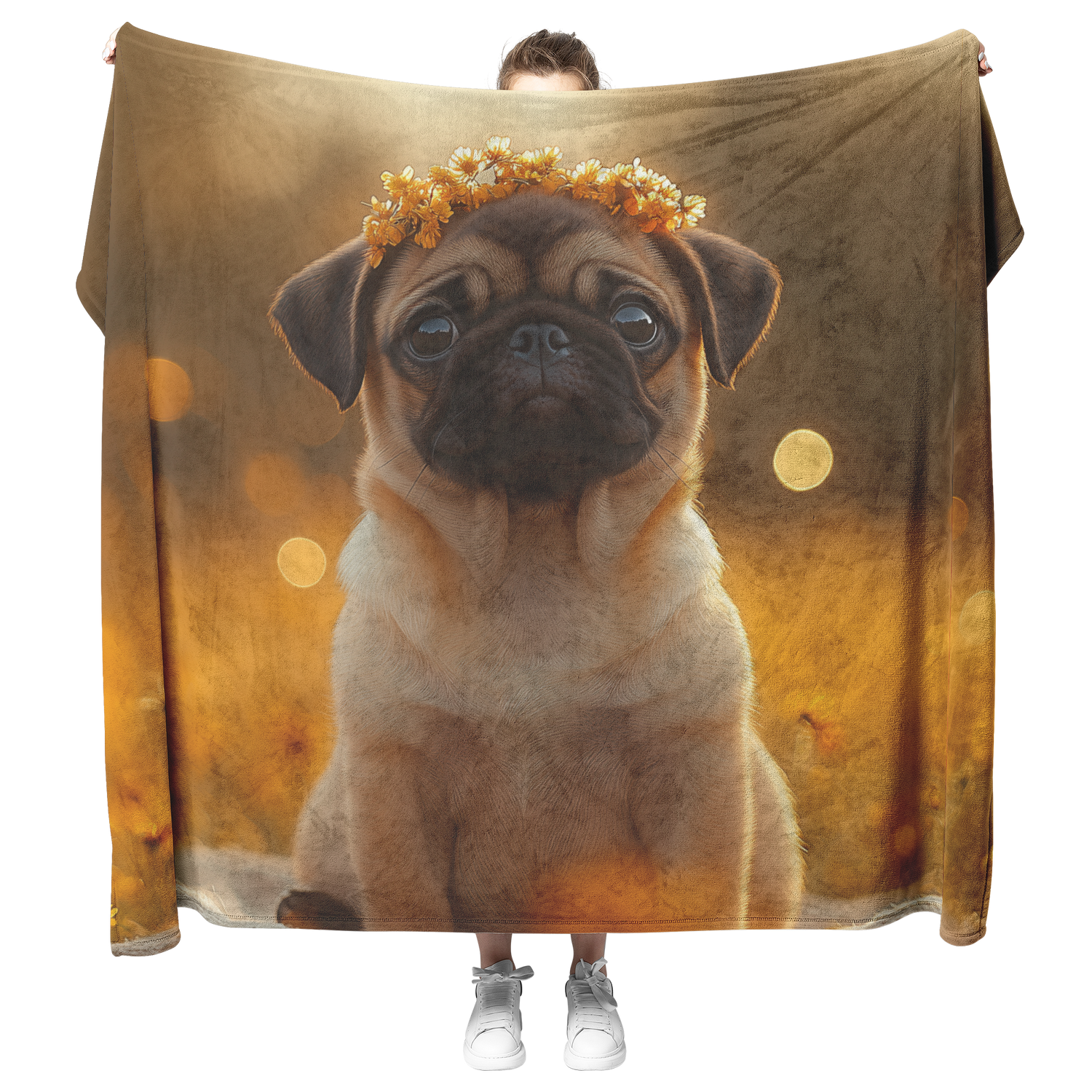 🐶 Pug Dog Sherpa Fleece Blanket Collection | Awakening Righteousness