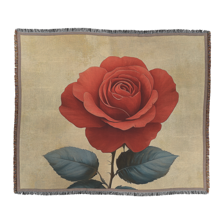 🌹 Rose Woven Throw Blanket Collection | Awakening Righteousness