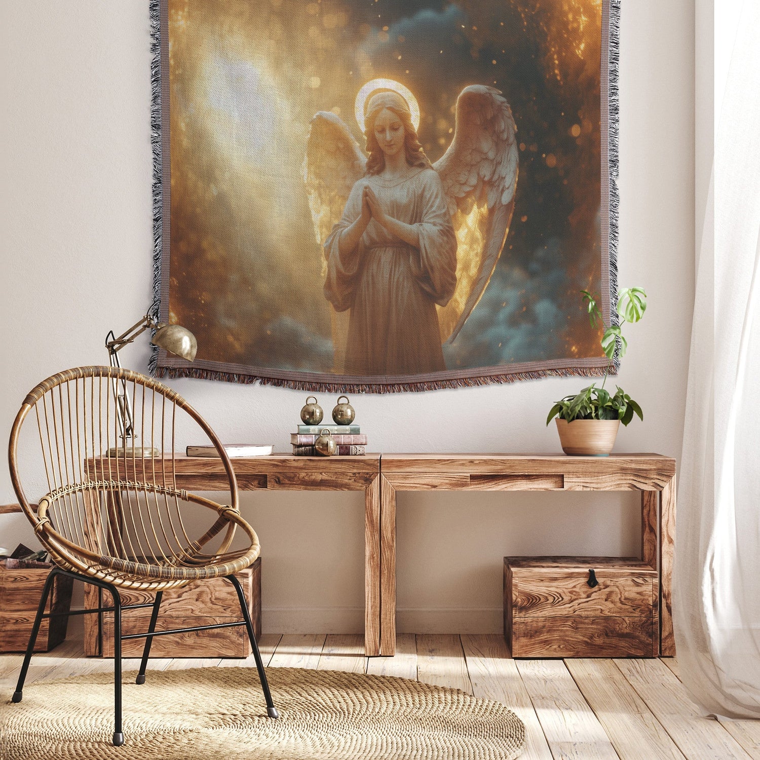 😇 Heavenly Angel Christian Throw Prayer Blanket Collection | Awakening Righteousness