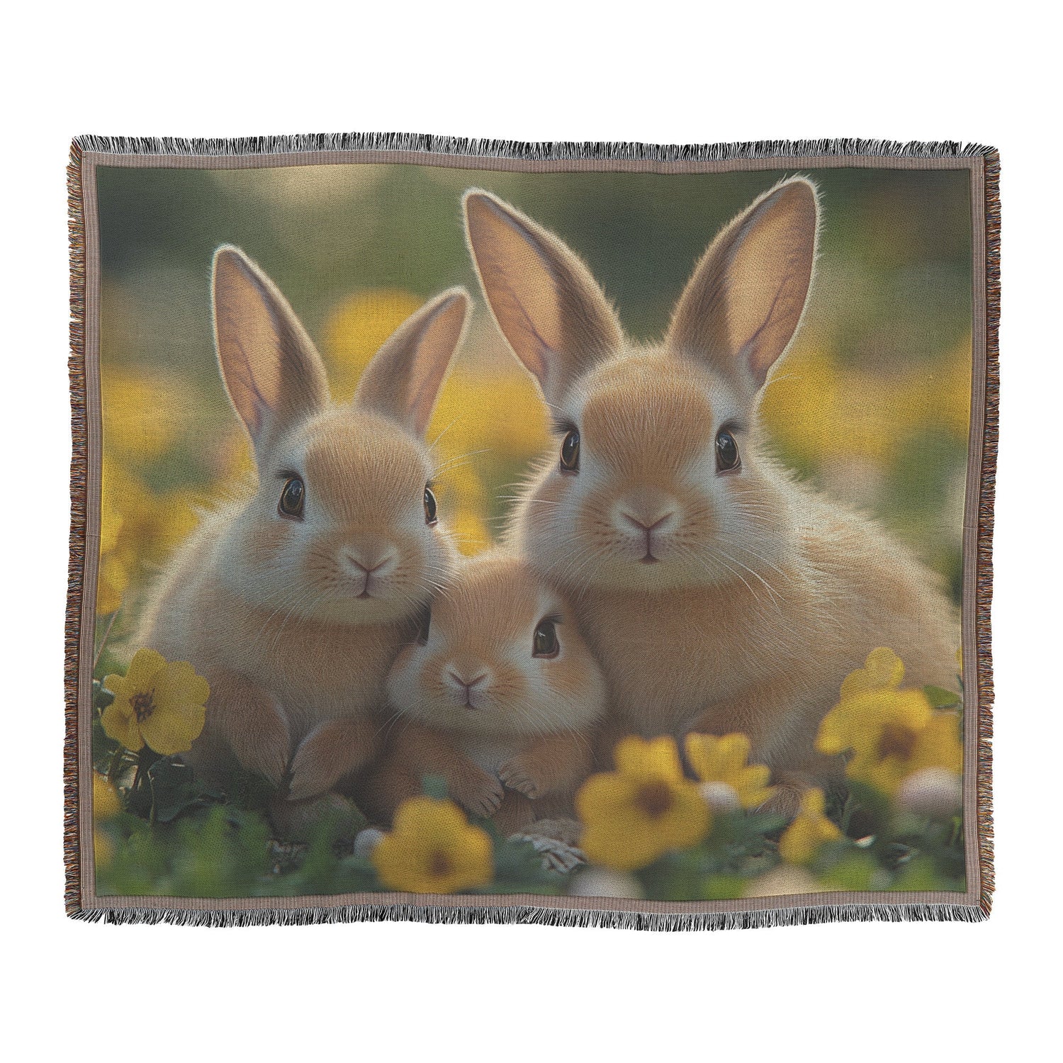 🐰 Bunny Woven Throw Blanket Collection | Awakening Righteousness