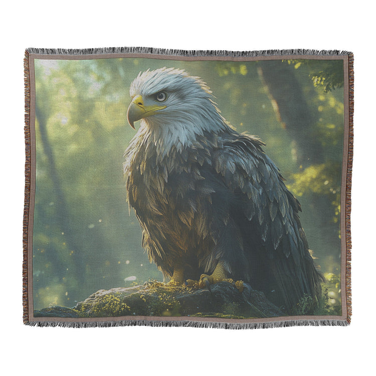 🦅 Eagle Woven Throw Blanket Collection | Awakening Righteousness