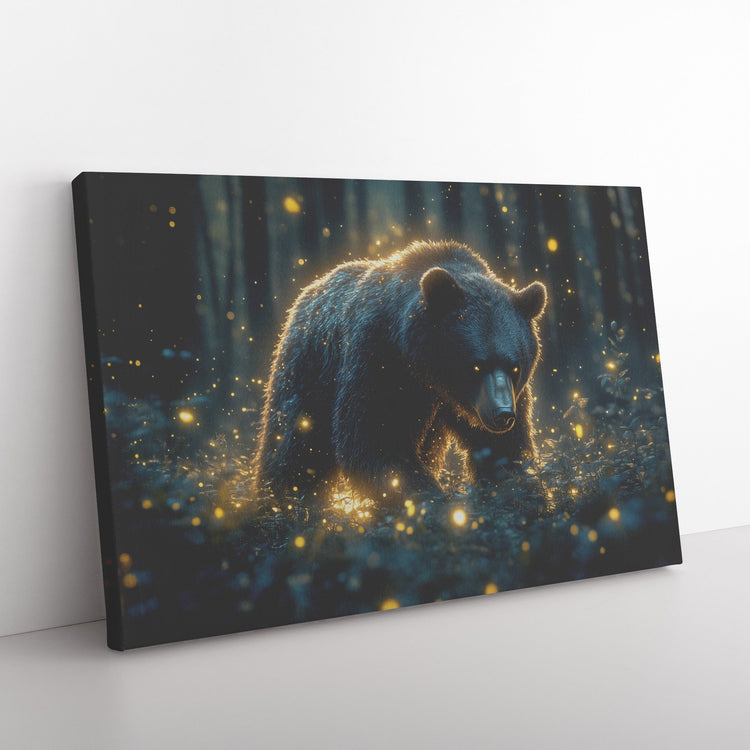 🐻 Black Bear Canvas Wall Art Collection | Awakening Righteousness