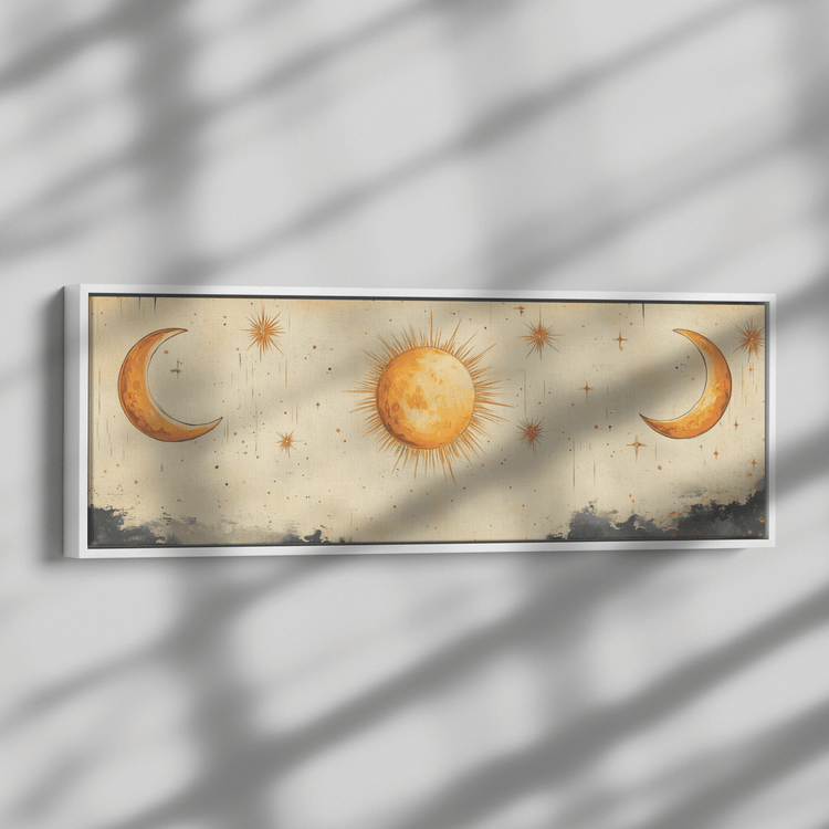 🖼️ Modern Boho Framed Panoramic Canvas Art Collection | Awakening Righteousness
