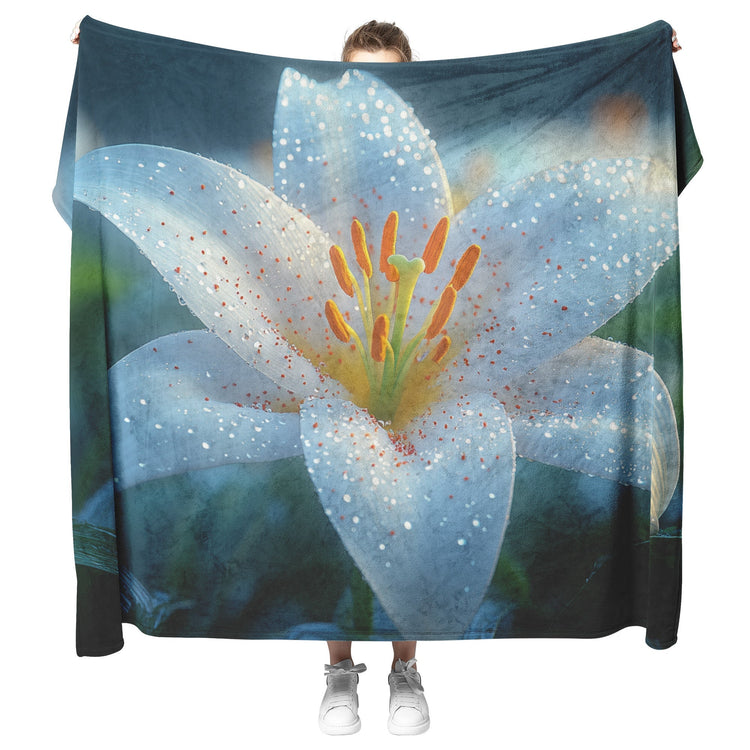 🌸 Lily Sherpa Fleece Blanket Collection | Awakening Righteousness
