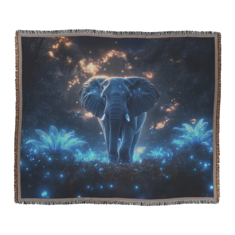 🐘 Elephant Woven Throw Blanket Collection | Awakening Righteousness