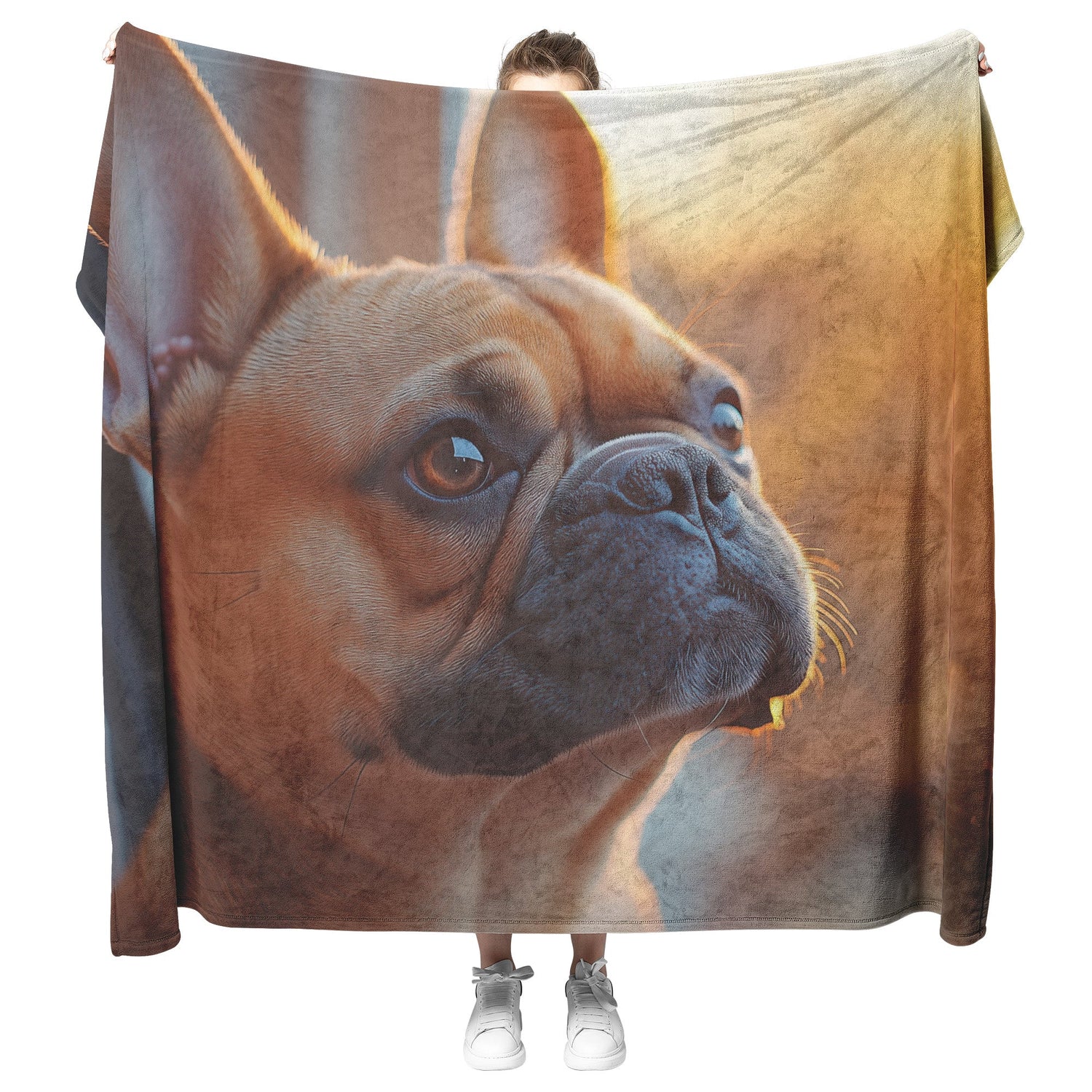 🐾 French Bulldog Dog Sherpa Fleece Blanket Collection | Awakening Righteousness