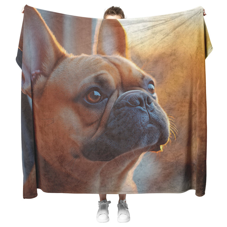 🐾 French Bulldog Dog Sherpa Fleece Blanket Collection | Awakening Righteousness