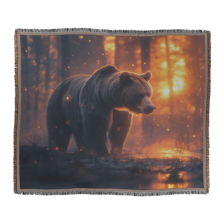 🐻 Bear Woven Throw Blanket Collection | Awakening Righteousness