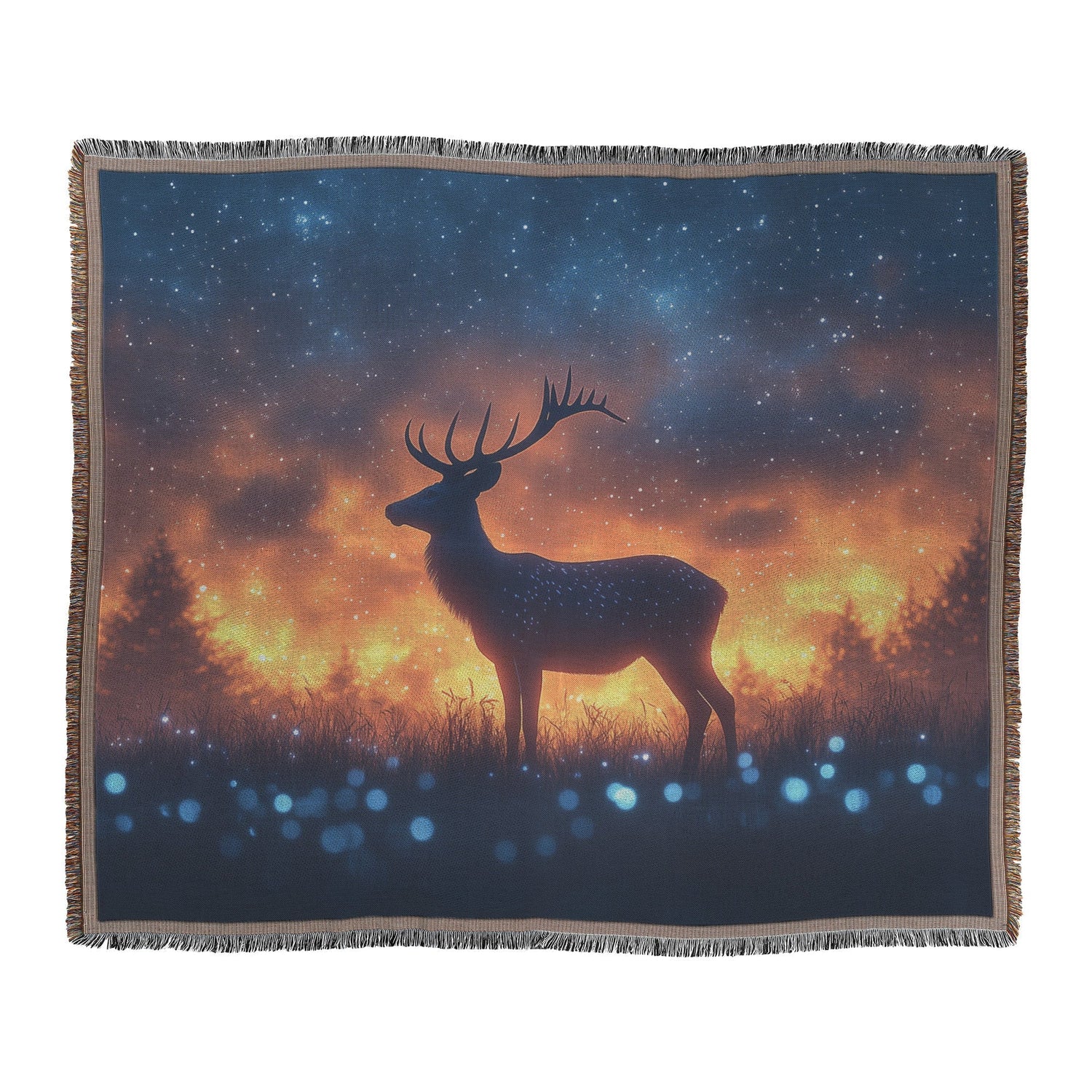 🦌 Deer Woven Throw Blanket Collection | Awakening Righteousness
