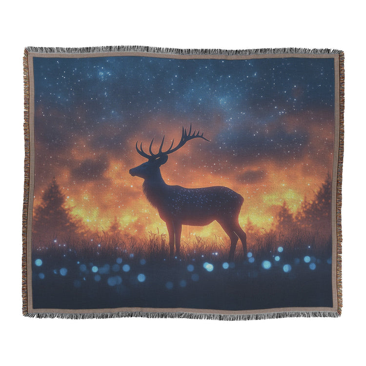 🦌 Deer Woven Throw Blanket Collection | Awakening Righteousness