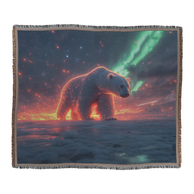 🐻‍❄️ Polar Bear Woven Throw Blanket Collection | Awakening Righteousness