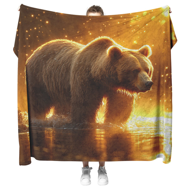 🐻 Brown Bear Sherpa Fleece Blanket Collection | Awakening Righteousness