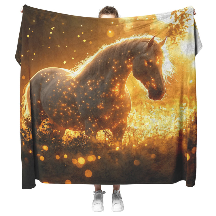 🐴 Horse Sherpa Fleece Blanket Collection | Awakening Righteousness