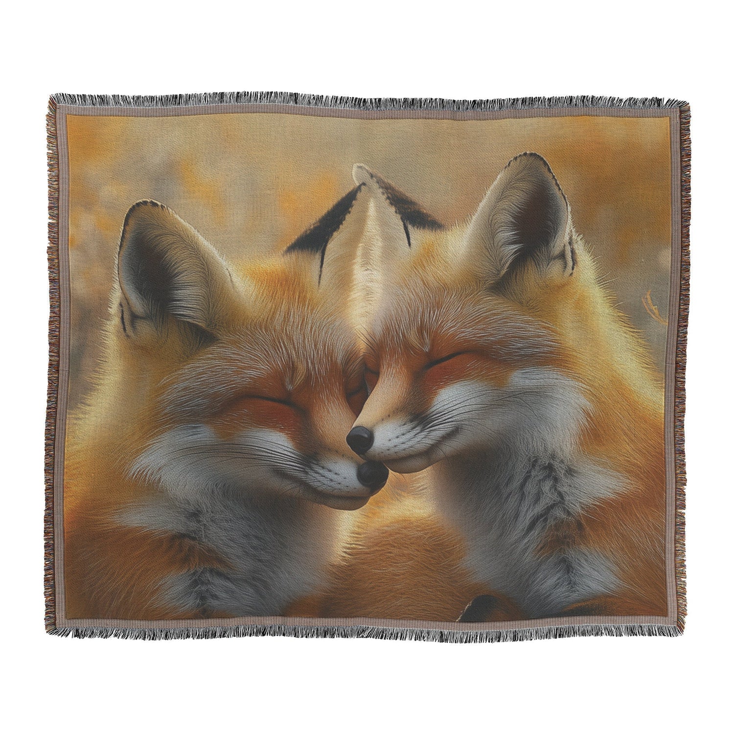 🦊 Fox Woven Throw Blanket Collection | Awakening Righteousness