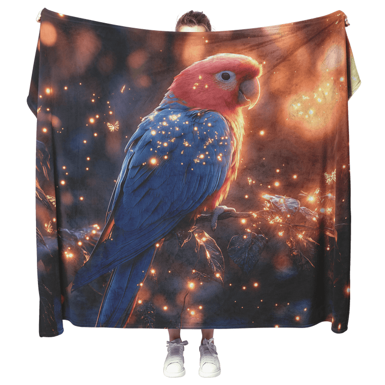 🦜 Parrot Sherpa Fleece Blanket Collection | Awakening Righteousness