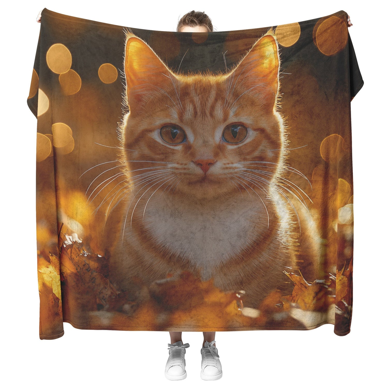 🐱 Tabby Cat Sherpa Fleece Blanket Collection | Awakening Righteousness