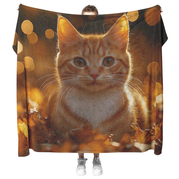 🐱 Tabby Cat Sherpa Fleece Blanket Collection | Awakening Righteousness