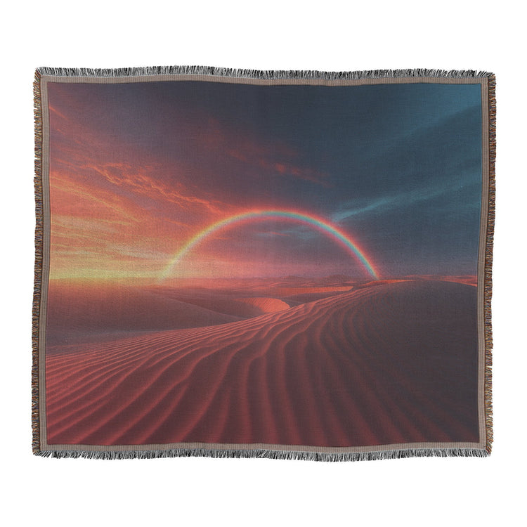 🌈 Rainbow Woven Throw Blanket Collection | Awakening Righteousness