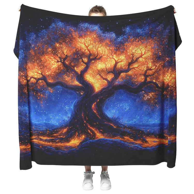 🌲 Forest & Trees Sherpa Fleece Blanket Collection | Awakening Righteousness